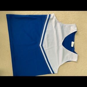 Royal blue cheer top